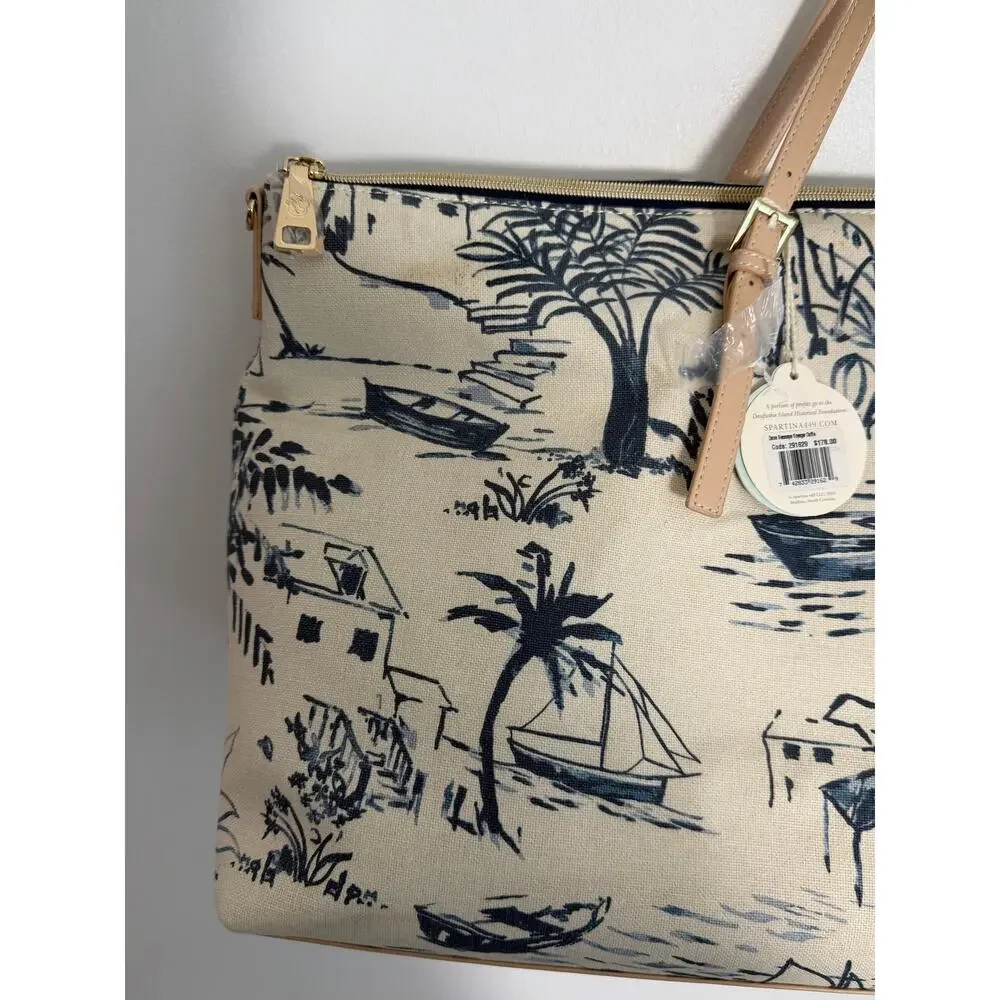 Spartina 449 Seascape Voyager Duffle Bag NWT Retired Print
